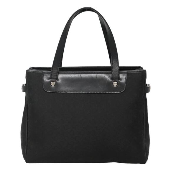 CELINE C Macadam Canvas Hand Bag Black - Picture 2 of 12